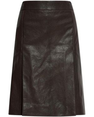 Ferragamo Leather Skirt - Black