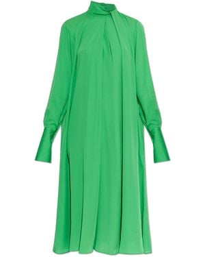 Tom Ford Silk Dress With Belt - Green
