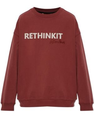 Rethinkit Studios Sweatshirt With Logo Patch - Red