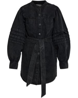 Isabel Marant Denim Dress 'Moe' - Black