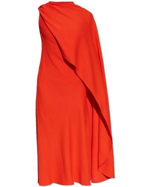 Balenciaga Asymmetrical Dress - Red