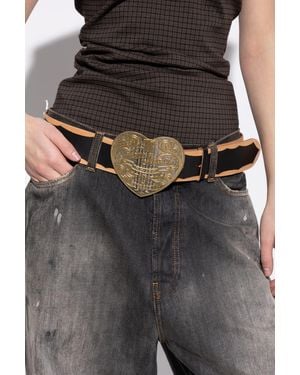 Acne Studios Leather Belt - Black