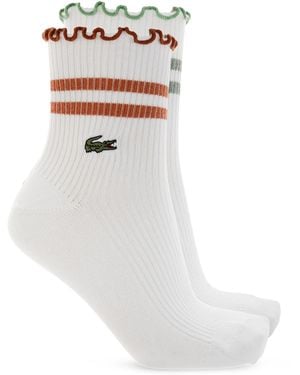 Lacoste Two-Pack Of Socks - White