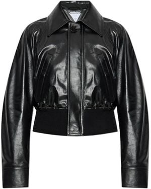 Bottega Veneta Leather Jacket - Black