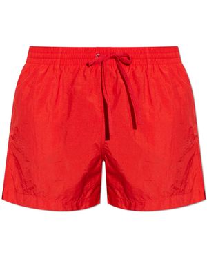 MM6 by Maison Margiela Swim Shorts - Red
