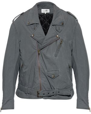 MM6 by Maison Margiela Insulated Jacket With Epaulets - Grey