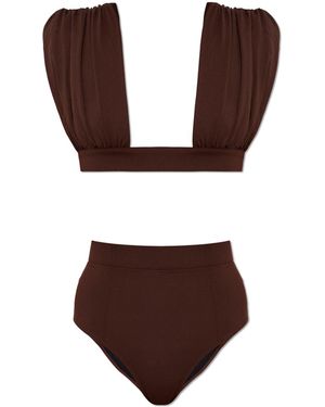 Maiya Paris "Monceau" Two-Piece Swimsuit - Brown