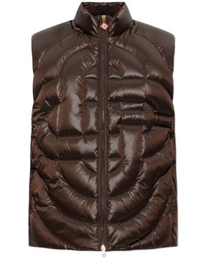 CASABLANCA Quilted Vest - Brown