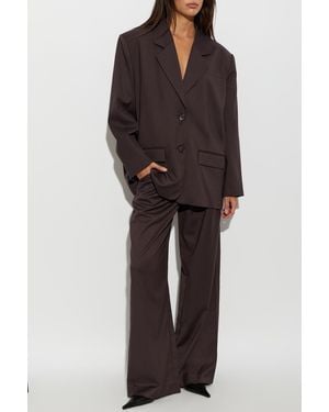 Gestuz 'Gzpaula' Blazer With Single Vent - Black
