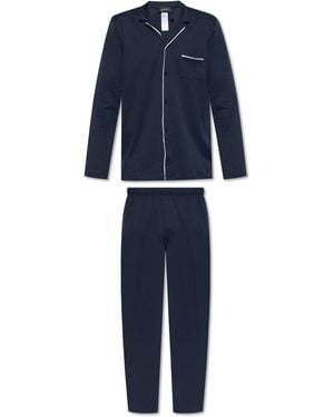 Hanro Two-Piece Pyjamas - Blue