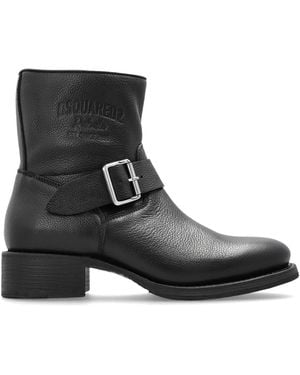 DSquared² "Harley" Ankle Boots - Black