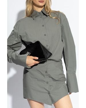 The Attico Clutch '8:30 Pm' - Gray