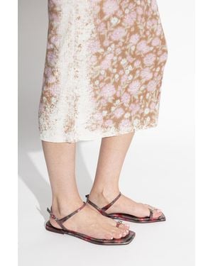 DIESEL 'D-Amber Infra' Sandals - Pink