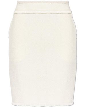 Max Mara Wool Skirt 'Abile' - White