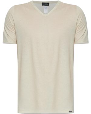 Hanro Underwear T-Shirt From The 'Ultra Lighty' Collection - White