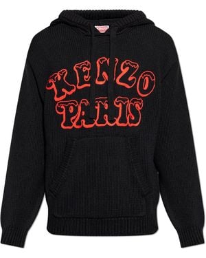 KENZO Hooded Jumper - Black