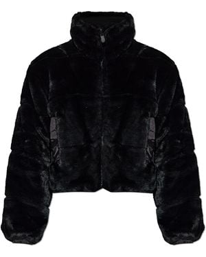 Save The Duck Faux Fur Jacket "Yuki" - Black