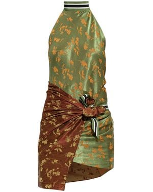 Dries Van Noten Silk Top 'Carfy' - Green