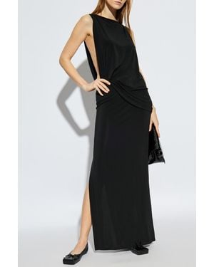 Jacquemus Peplo Long Dress - Black