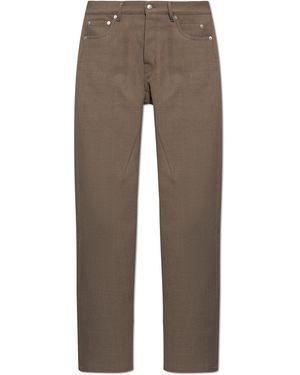 Rick Owens Wool Trousers - Grey