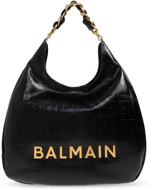 Balmain Shoulder Bag '1945 Soft' - Black