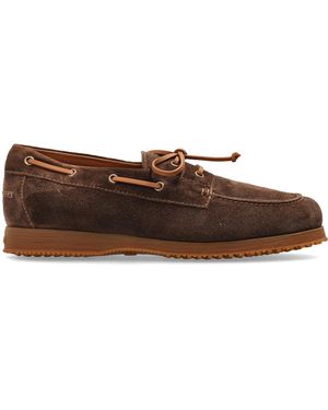 Hogan 'Traditional' Suede Shoes - Brown