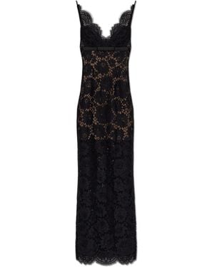 Self-Portrait Lace Dress - Black
