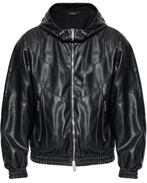 DSquared² Jacket Made Of Eco Leather - Black