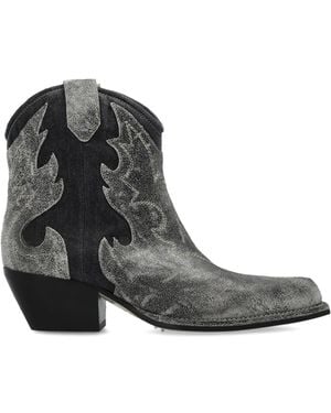 Vic Matié Heeled Ankle Boots - Black