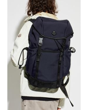 Moncler Backpack With Logo - Black