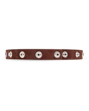 The Attico Leather Belt - Brown
