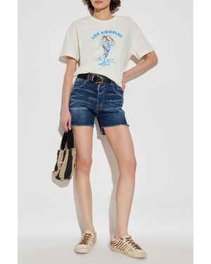 Rag & Bone T-Shirt With Print - Blue
