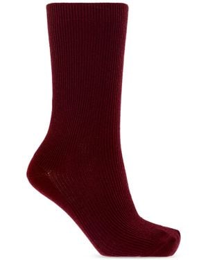 Balenciaga Wool Socks - Red