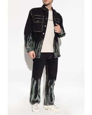 Off-White c/o Virgil Abloh “Oversize” Denim Jacket - Black