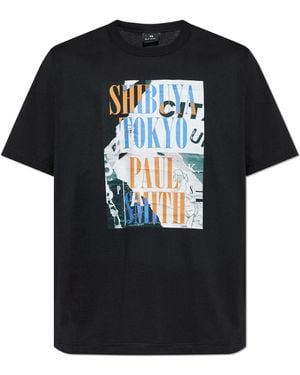 Paul Smith T-Shirt With Print - Black