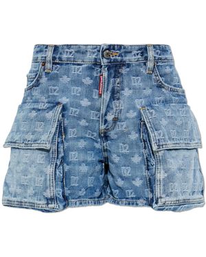 DSquared² 'Cargo' Shorts - Blue