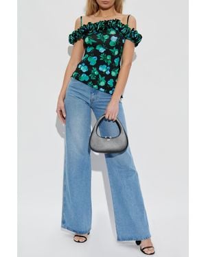 Coperni Jeans With Vintage Effect - Blue