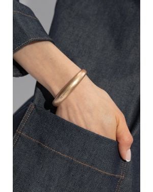 AllSaints Brass Bracelet - Gray