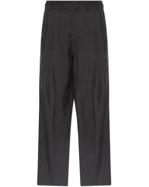 Lemaire Pleated Trousers - Black