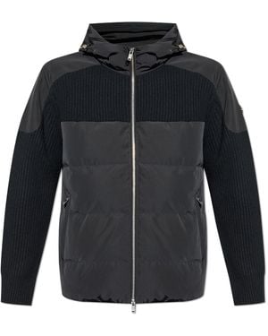 Moose Knuckles Jacket With Hood - Black