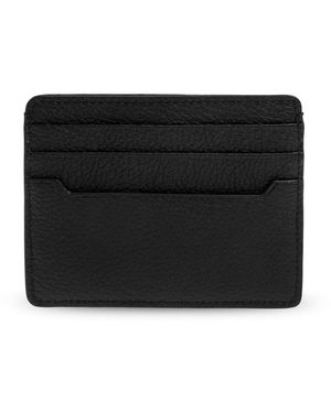 Brioni Card Holder With Logo - Black
