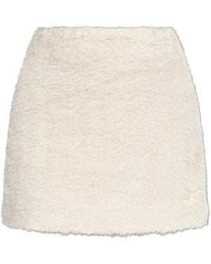 Moncler Logo Skirt - Natural
