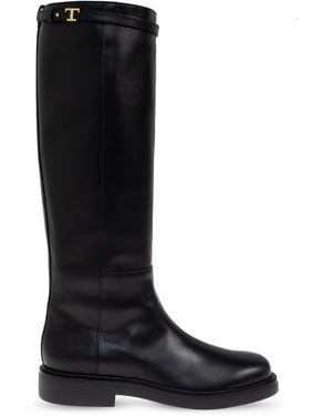 Tod's Leather Boots - Black