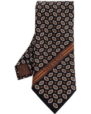 Versace Silk Tie - Black