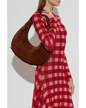 Moschino Suede Bag - Red