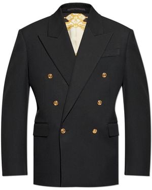 Versace Wool Blazer - Black