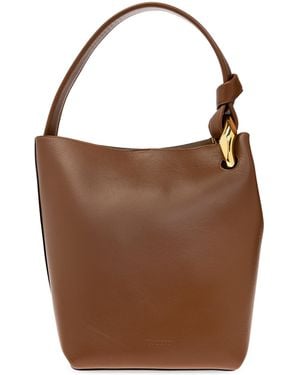 JW Anderson Shoulder Bag 'Corner' Type 'Bucket' - Brown