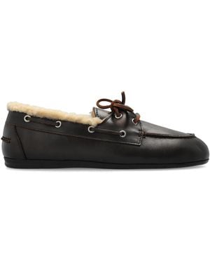POSA 'Boat' Loafers - Black