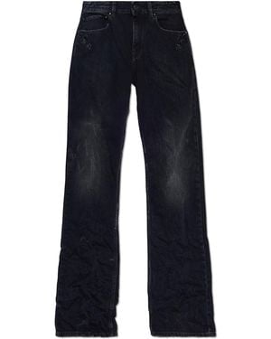 Balenciaga Jeans With A Vintage Effect - Blue