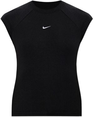Nike Top With A "Z" Logo - Black